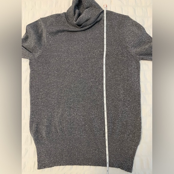 Cupio Gray and Silver Turtle Neck Sweater - Picture 12 of 16